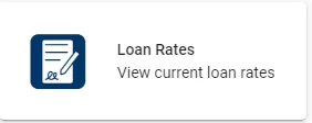 Loan Rates Menu